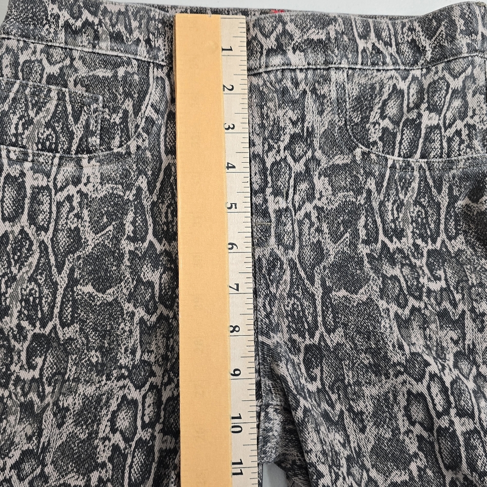 Spanx Stretch Multicolor Snake Python Print Pull … - image 4